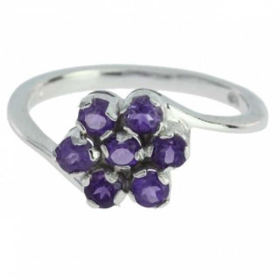 Ring M-21 Sterling Silver Amethyst Ring M-21 Sterling Silver Amethyst