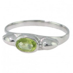 Ring M-22 Sterling Silver Peridot