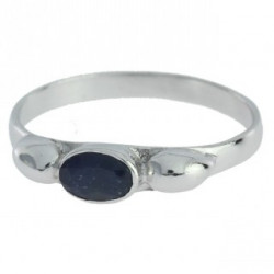 Ring M-22 Sterling Silver Sapphire