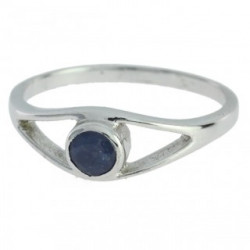 Ring M-23 Sterling Silver Sapphire