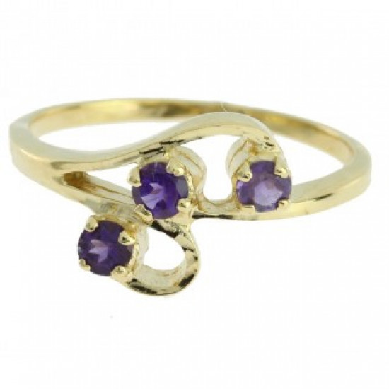 Ring M-26 Vermeil Amethyst