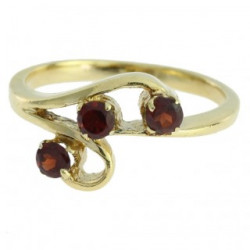 Ring M-26 Vermeil Garnet