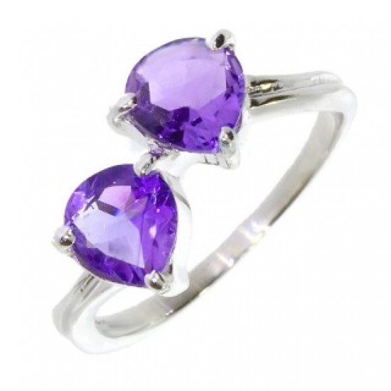 Ring M-27 Sterling Silver Amethyst Ring M-27 Sterling Silver Amethyst