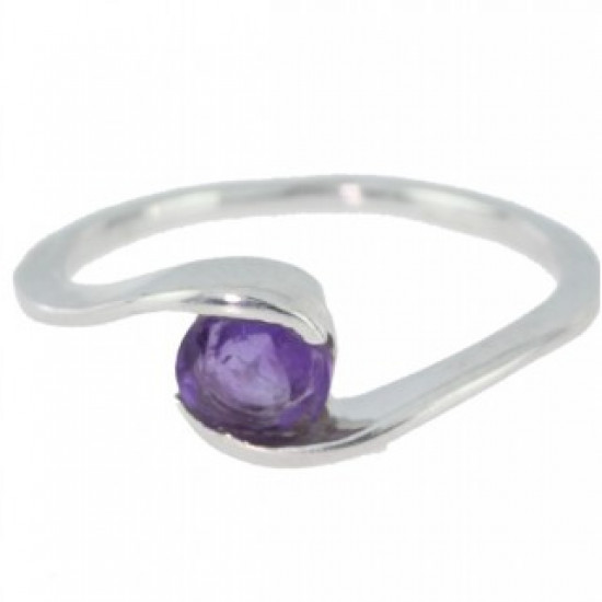 Ring M-32 Sterling Silver Amethyst Ring M-32 Sterling Silver Amethyst