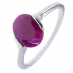 Ring M-35 Sterling Silver Ruby
