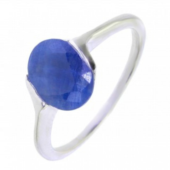 Ring M-35 Sterling Silver Sapphire