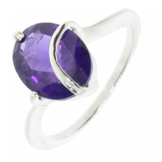 Ring M-41 Sterling Silver Amethyst