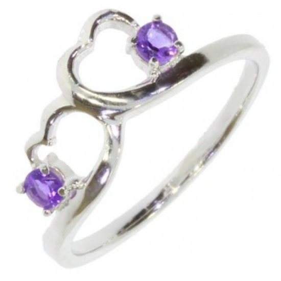 Ring M-42 Sterling Silver Amethyst