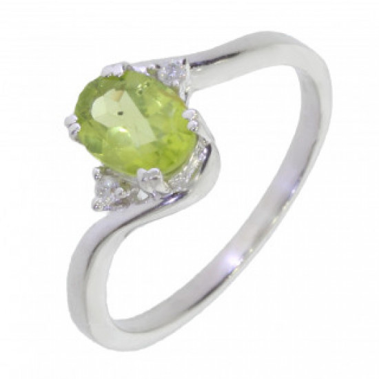 Ring M-44 Sterling Silver Peridot