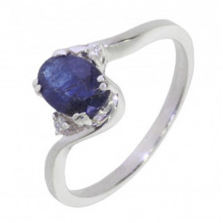Ring M-44 Sterling Silver Sapphire