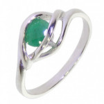 Ring M-47 Sterling Silver Emerald