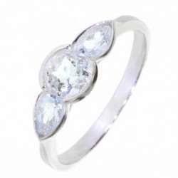 Ring M-51 Sterling Silver Aquamarine
