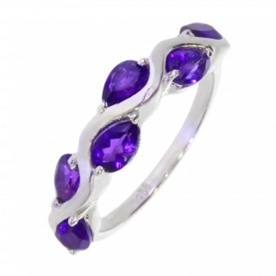 Ring M-54 Sterling Silver Amethyst