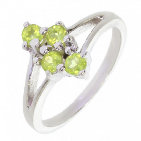 Ring M-60 Sterling Silver Peridot