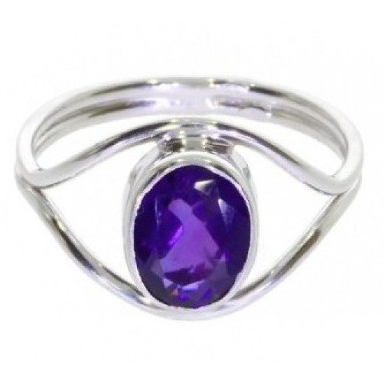 Bague J-09 améthyste argent Bague J-09 améthyste argent