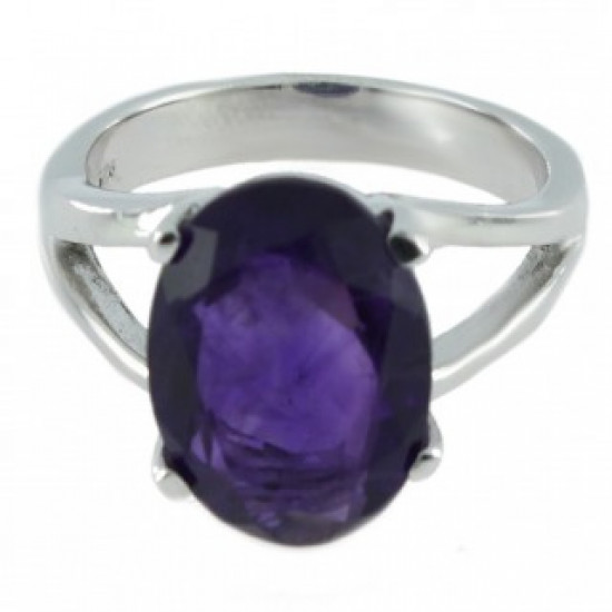 Bague J-12 améthyste argent
