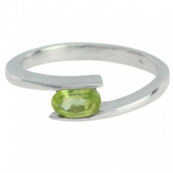 Ring J-19 Sterling Silver Peridot