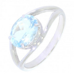 Ring M-01 Sterling Silver Aquamarine