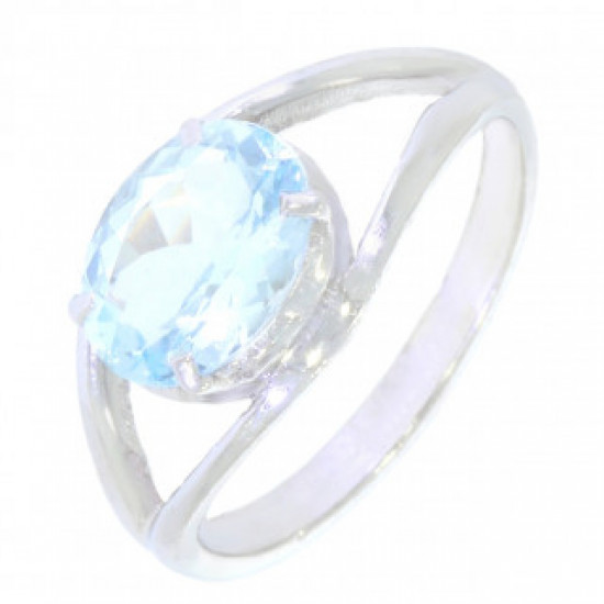 Ring M-01 Sterling Silver Aquamarine