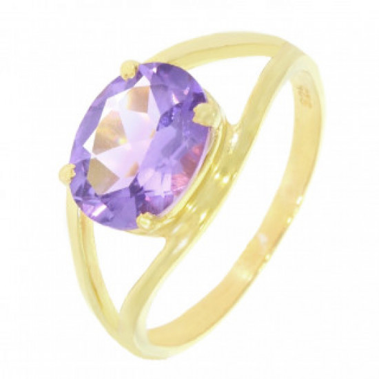 Ring M-01 Vermeil Amethyst