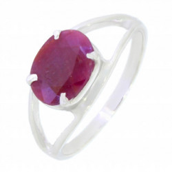 Ring M-01 Sterling Silver Ruby