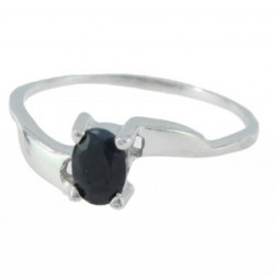 Bague J-01 saphir argent