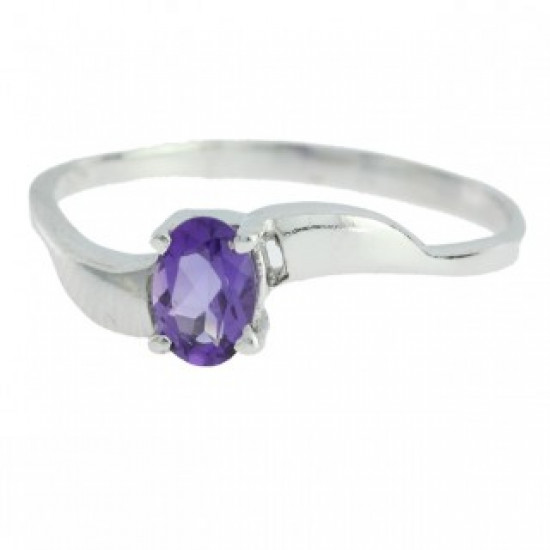 Bague J-01 améthyste argent Bague J-01 améthyste argent