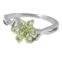Ring J-02 Sterling Silver Peridot