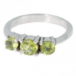 Ring J-04 Sterling Silver Peridot