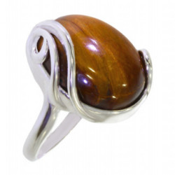 Ring 54-14 Sterling Silver Tiger's Eye
