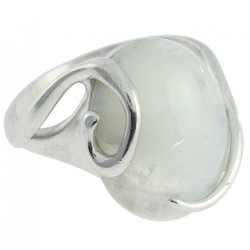 Ring 58-04 Sterling Silver Moonstone