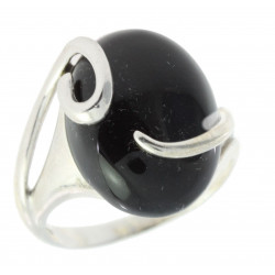 Ring 58-04 Sterling Silver Black Onyx
