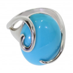 Ring 58-04 Sterling Silver Turquoise