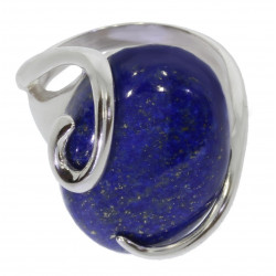 Ring 58-04 Sterling Silver Lapis Lazuli