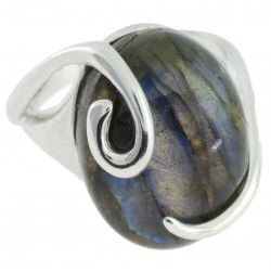 Ring 58-04 Sterling Silver Labradorite