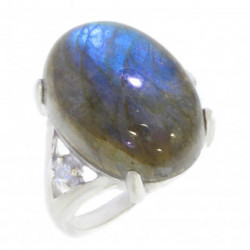 Ring 58-07 Sterling Silver Labradorite