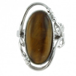 Ring 62-01 Sterling Silver Tiger's Eye