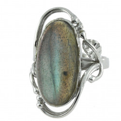 Ring 62-01 Sterling Silver Labradorite