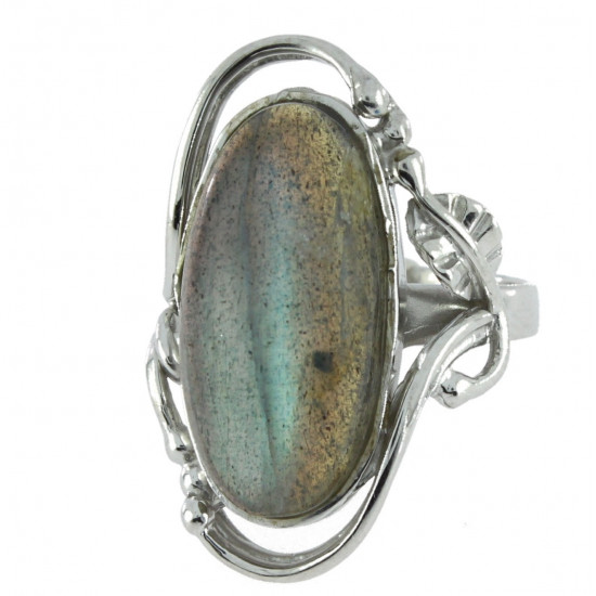 Ring 62-01 Sterling Silver Labradorite