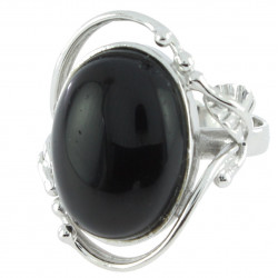 Ring 62-02 Sterling Silver Black Onyx