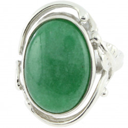 Ring 62-02 Sterling Silver Jade