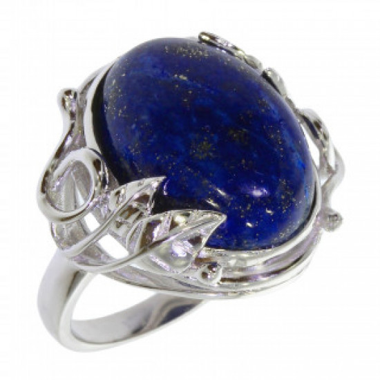 Ring 62-03 Sterling Silver Lapis Lazuli