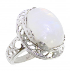 Ring 62-04 Sterling Silver Moonstone