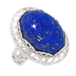 Ring 62-04 Sterling Silver Lapis Lazuli