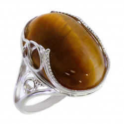 Ring 66-01 Sterling Silver Tiger's Eye