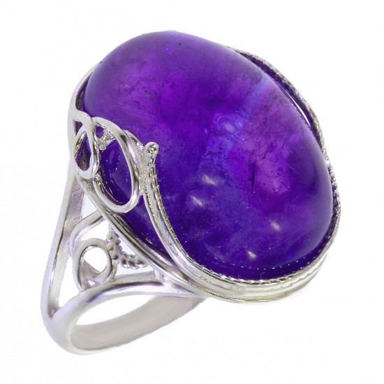 Bague 66-01 argent Amethyste