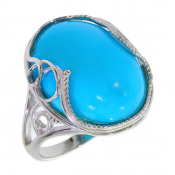 Ring 66-01 Sterling Silver Turquoise