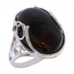 Ring 66-01 Sterling Silver Black Onyx