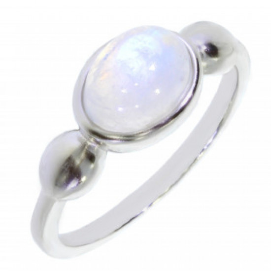 Ring 26-04 Moonstone Sterling Silver