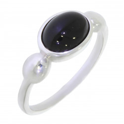 Ring 26-04 Black Onyx Sterling Silver
